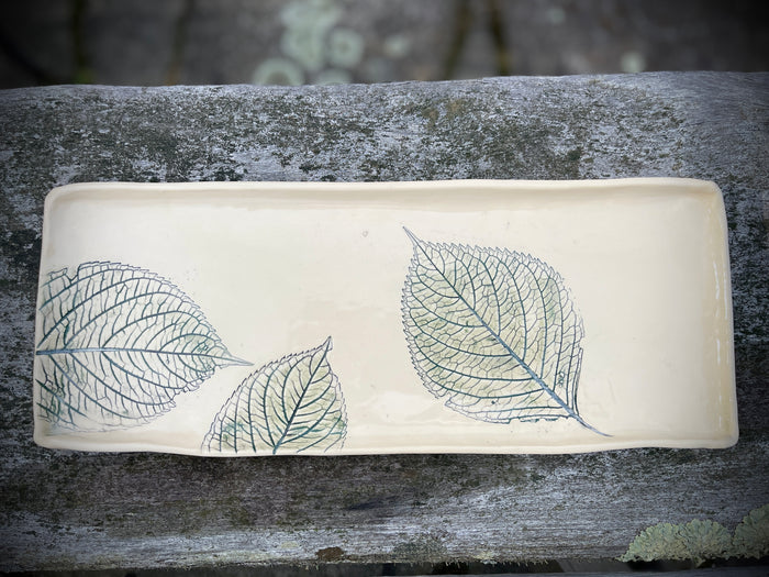 JRN Pottery- Hydrangea Leaf Tray