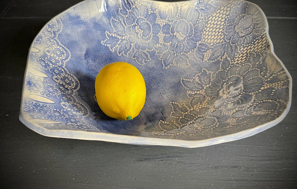 JRN Pottery - Lucy’s Lace Bowl