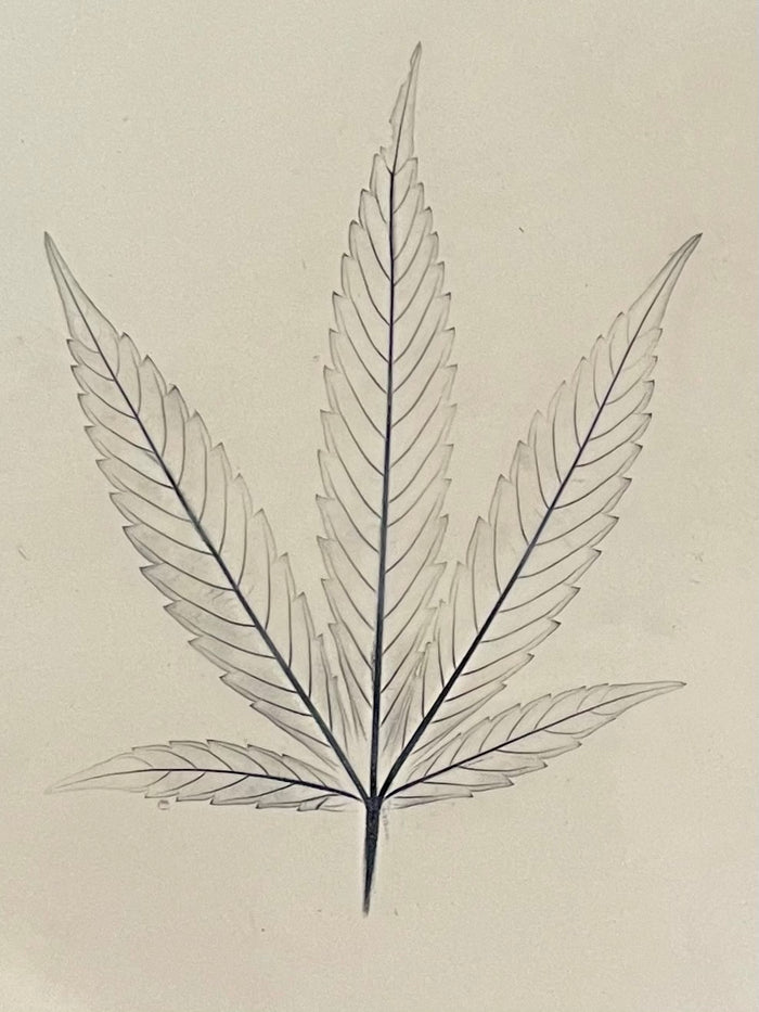 JRN - Cannabis Leaf Platter