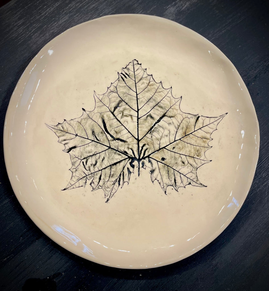 JRN Pottery - Sycamore Leaf Platter